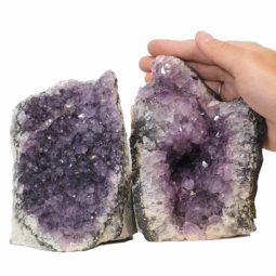 Amethyst Crystal Geode Specimen Set N137 | Himalayan Salt Factory