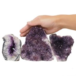 Amethyst Crystal Geode Specimen Set N140 | Himalayan Salt Factory