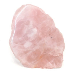 Rose Quartz Crystal Plate S879 | Himalayan Salt Factory