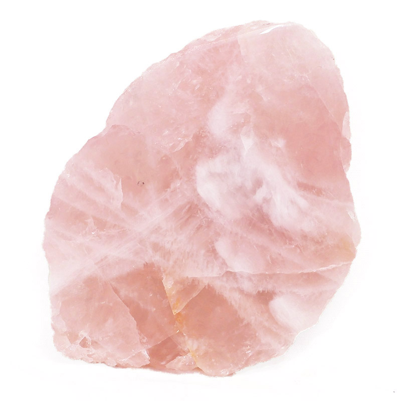 Rose Quartz Polished Slab Plate S879 4 Rose Quartz Crystal Plate S879 | Himalayan Salt Factory