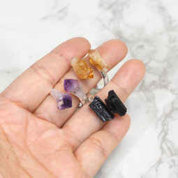 Rough Crystal Rings Set 3 - BRRRR | Himalayan Salt Factory