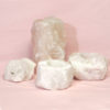 1.99kg Rose Quartz Crystal Lamp Set 4 pieces S382 1 1.99kg Rose Quartz Crystal Lamp Set 4 pieces S382 | Himalayan Salt Factory