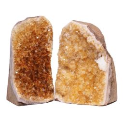 1.78kg Citrine Crystal Geode Specimen Set 2 Pieces S944 7 2.77kg Citrine Crystal Geode Specimen Set 2 Pieces S944 | Himalayan Salt Factory