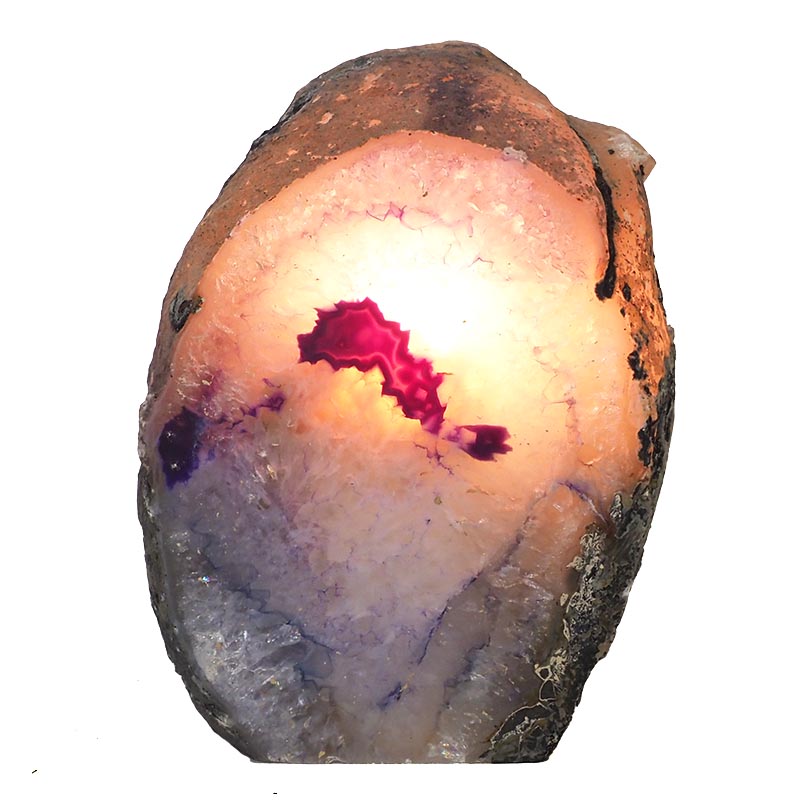 2.23kg Agate Crystal Lamp N172 4 Agate Crystal Lamp N172 | Himalayan Salt Factory