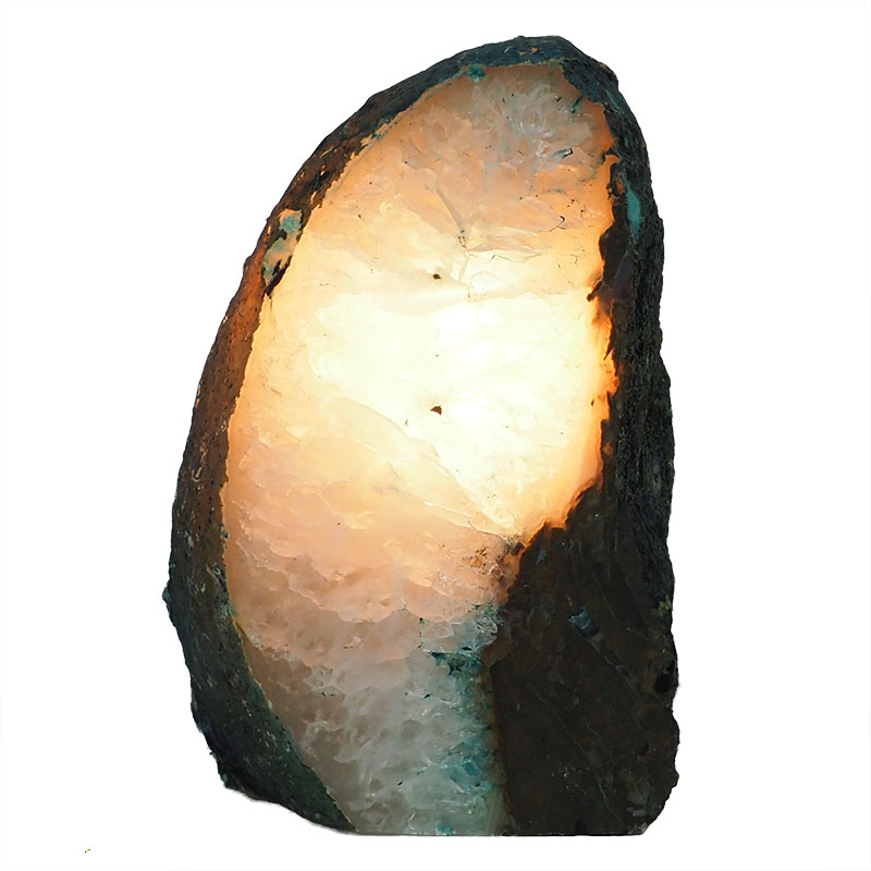 2.23kg Agate Crystal Lamp N175 4 Agate Crystal Lamp N175 | Himalayan Salt Factory