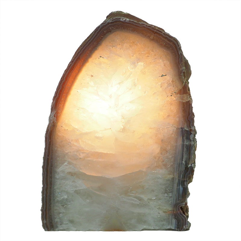 2.84kg Agate Crystal Lamp N192 4 Agate Crystal Lamp N192 | Himalayan Salt Factory