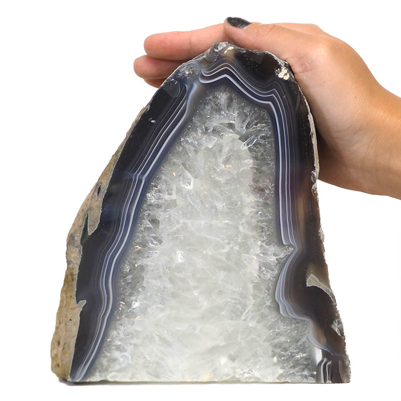 3.43kg Agate Crystal Lamp N194 5 Agate Crystal Lamp N194 | Himalayan Salt Factory