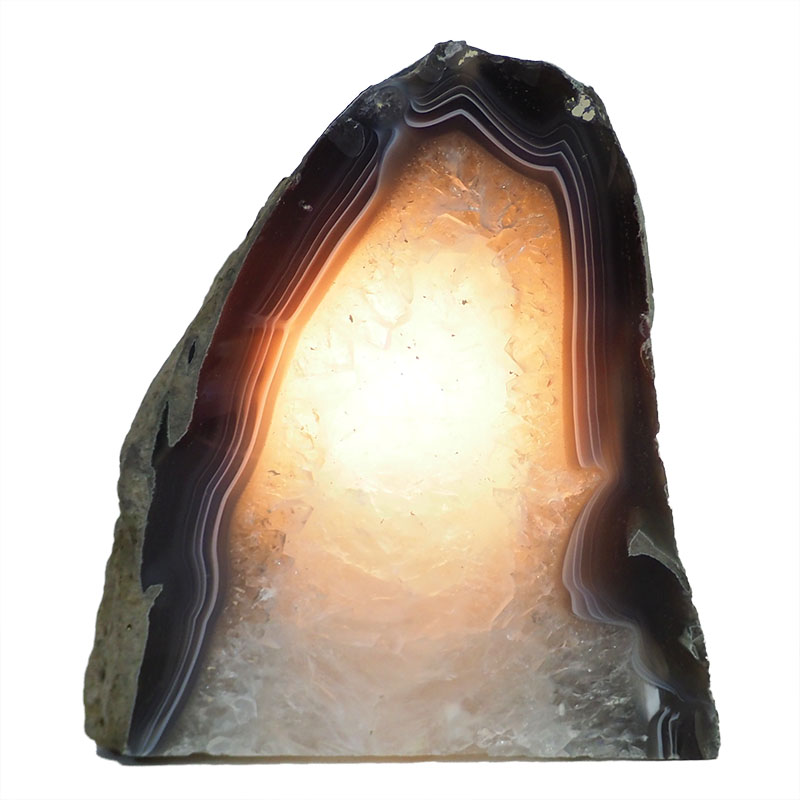 3.43kg Agate Crystal Lamp N194 4 Agate Crystal Lamp N194 | Himalayan Salt Factory