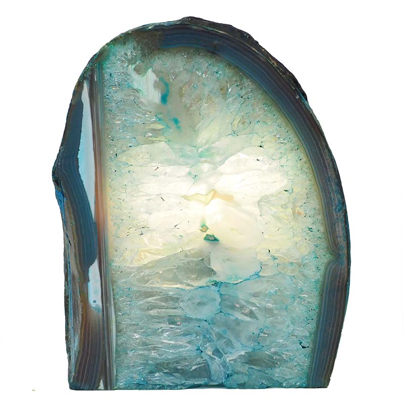 4.21kg Agate Crystal Lamp N211 4 Agate Crystal Lamp N211 | Himalayan Salt Factory