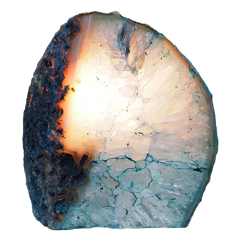 2.71kg Agate Crystal Lamp N241 4 Agate Crystal Lamp N241 | Himalayan Salt Factory