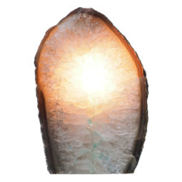 Agate Crystal Lamp N243 | Himalayan Salt Factory