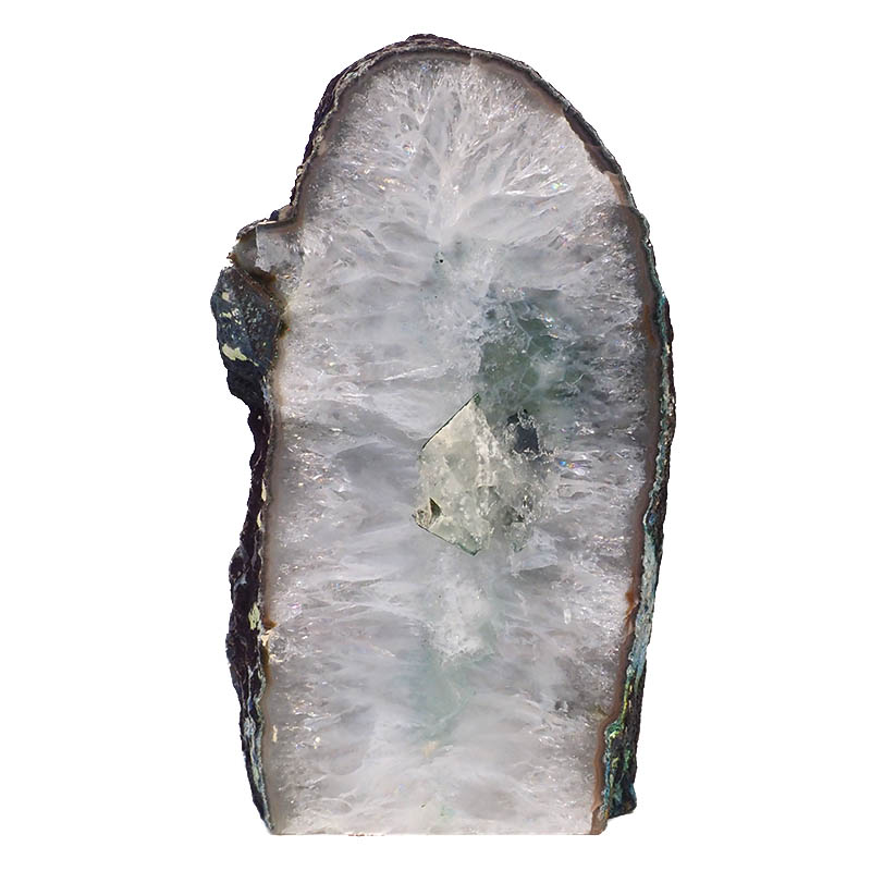 2.78kg Teal Agate Crystal Lamp N245 3 Agate Crystal Lamp N245 | Himalayan Salt Factory