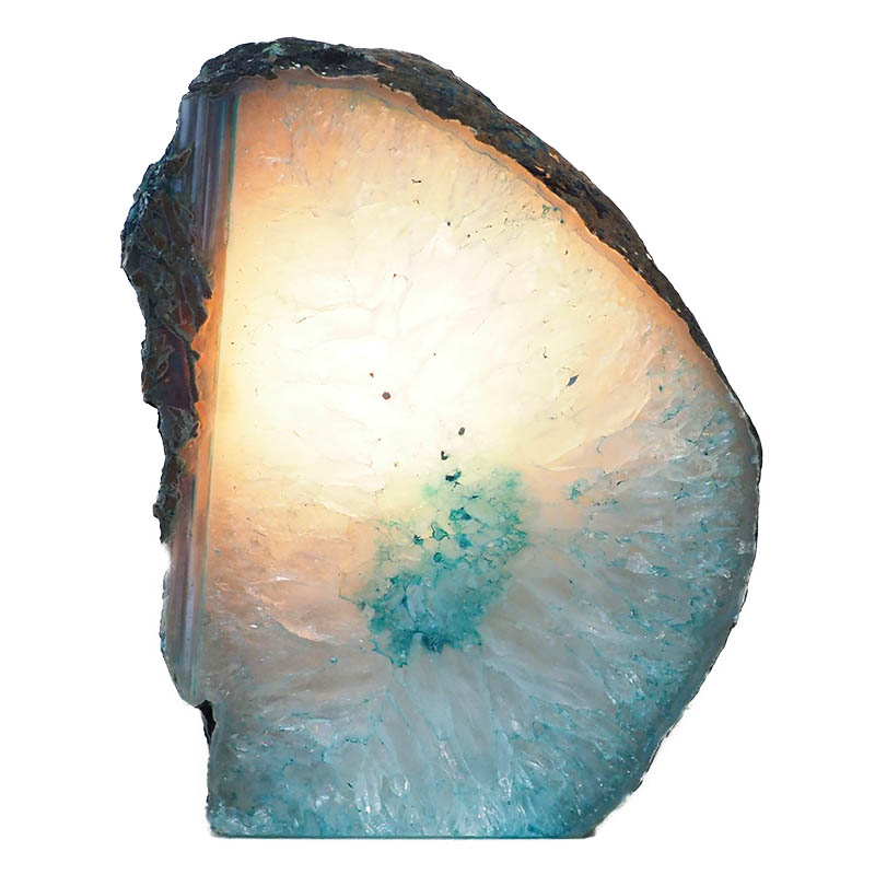 2.31kg Agate Crystal Lamp N250 4 Agate Crystal Lamp N250 | Himalayan Salt Factory