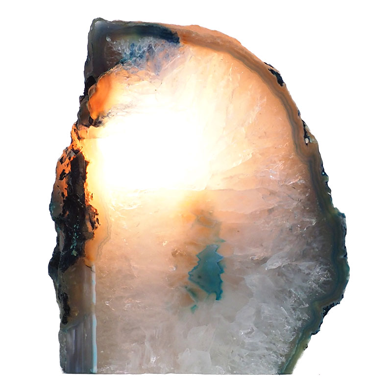 1.99kg Agate Crystal Lamp N275 4 Agate Crystal Lamp N275 | Himalayan Salt Factory