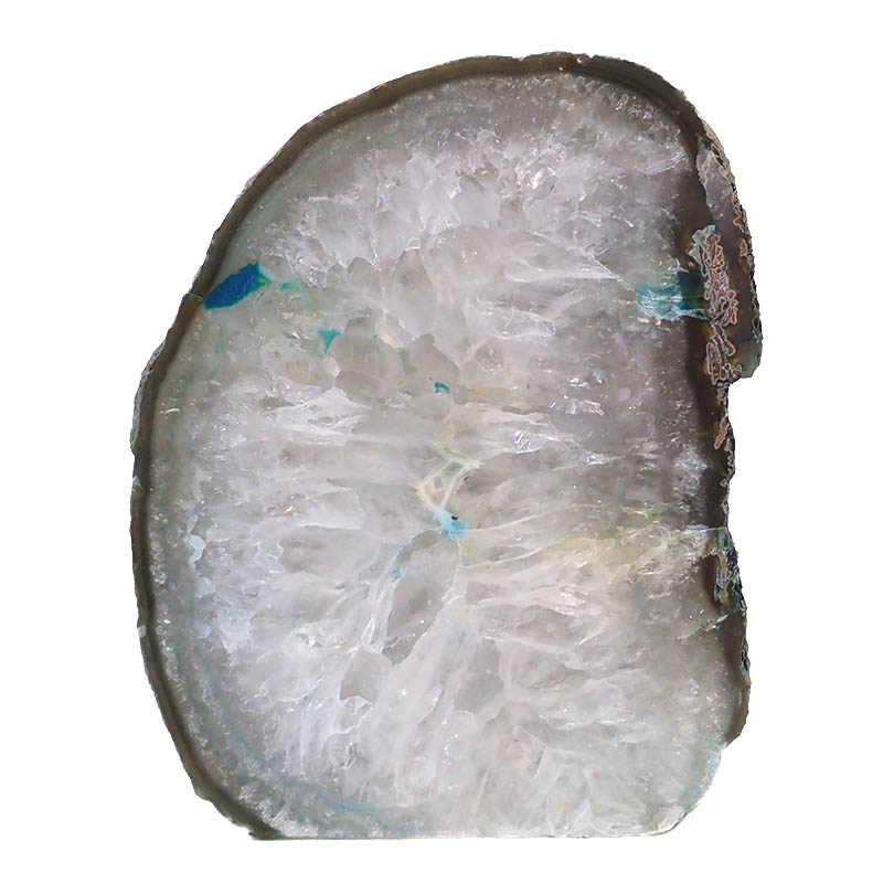 1.72kg Teal Agate Crystal Lamp N276 3 Agate Crystal Lamp N276 | Himalayan Salt Factory