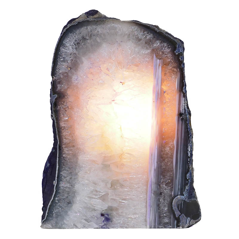 2.68kg Agate Crystal Lamp N278 4 Agate Crystal Lamp N278 | Himalayan Salt Factory