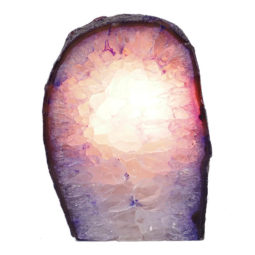 Agate Crystal Lamp N282 | Himalayan Salt Factory