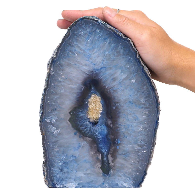 2.85kg Agate Crystal Lamp N292 5 Agate Crystal Lamp N292 | Himalayan Salt Factory