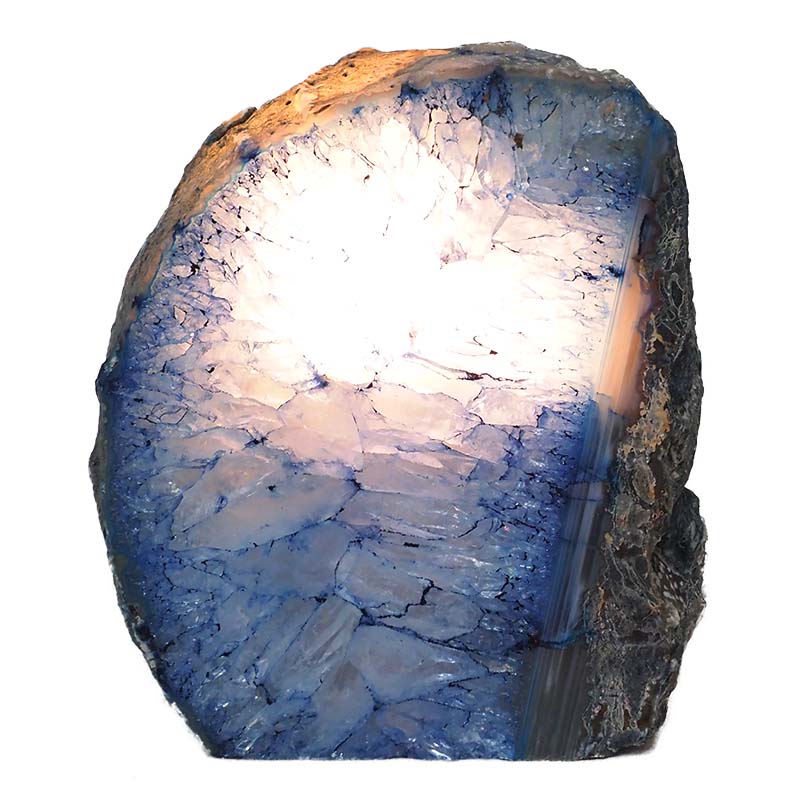 2.96kg Agate Crystal Lamp N299 4 Agate Crystal Lamp N299 | Himalayan Salt Factory