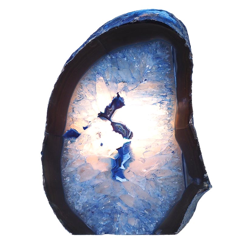 3.28kg Agate Crystal Lamp N313 4 Agate Crystal Lamp N313 | Himalayan Salt Factory