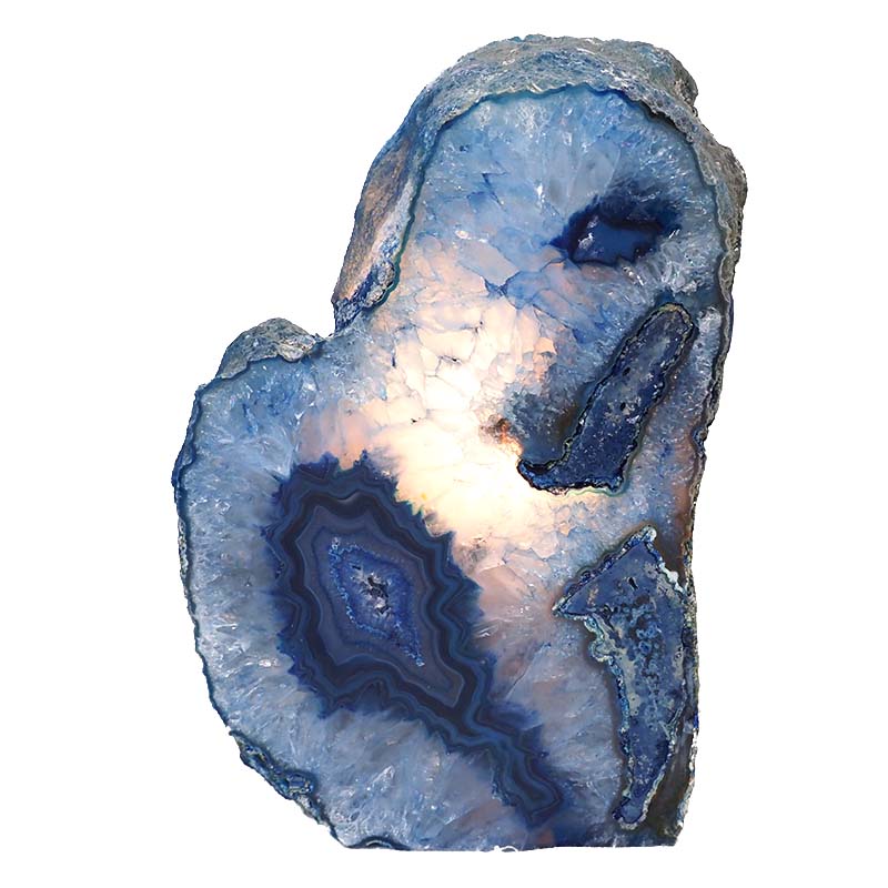 2.61kg Agate Crystal Lamp N318 4 Agate Crystal Lamp N318 | Himalayan Salt Factory
