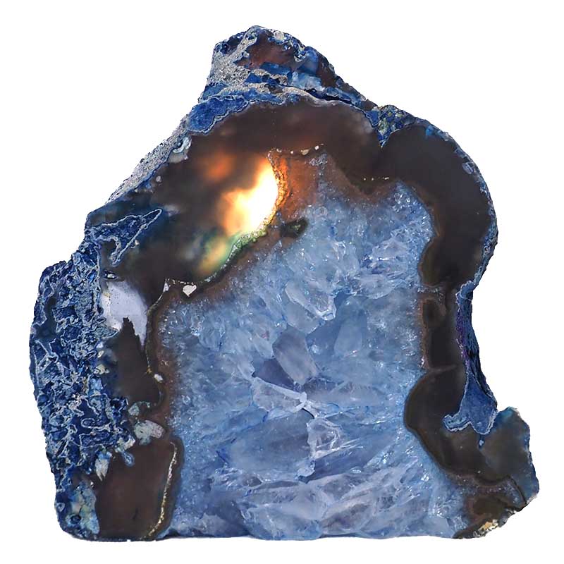 1.66kg Agate Crystal Lamp N322 4 Agate Crystal Lamp N322 | Himalayan Salt Factory