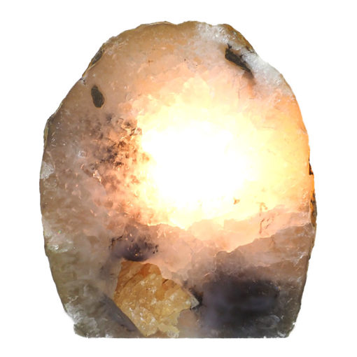 Agate Crystal Lamp N349 | Himalayan Salt Factory