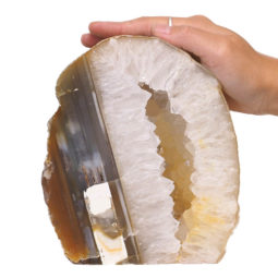 Agate Crystal Lamp N356 | Himalayan Salt Factory