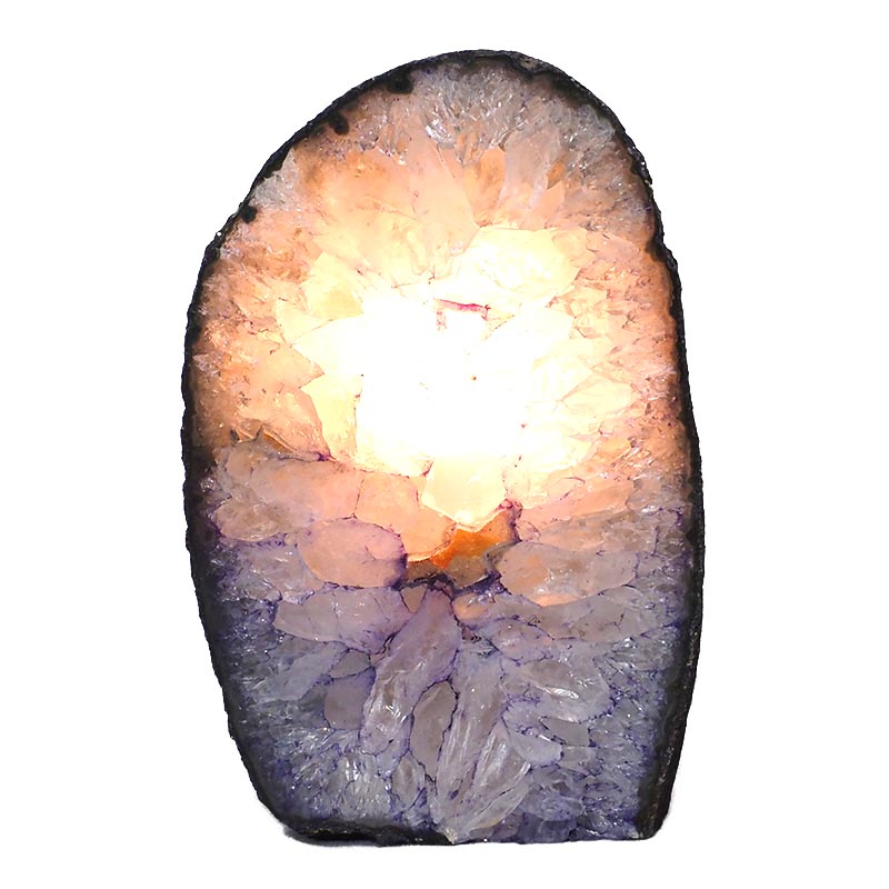 1.59kg Agate Crystal Lamp N360 4 Agate Crystal Lamp N360 | Himalayan Salt Factory