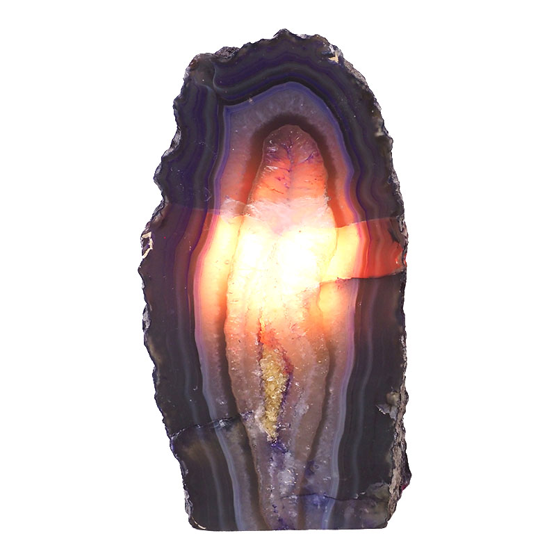 1.95kg Agate Crystal Lamp N364 4 Agate Crystal Lamp N364 | Himalayan Salt Factory