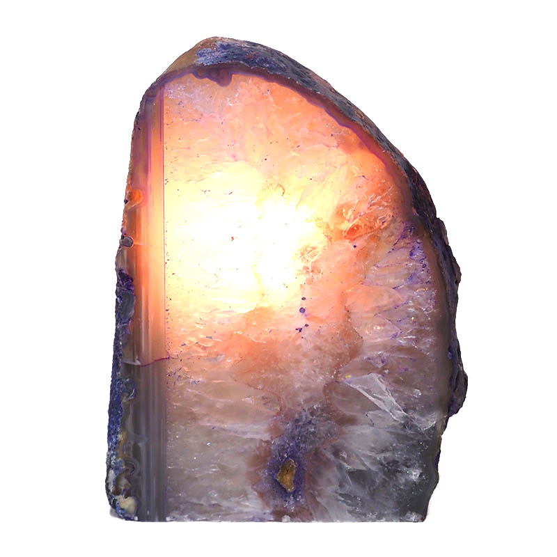 2.57kg Agate Crystal Lamp N367 4 Agate Crystal Lamp N367 | Himalayan Salt Factory