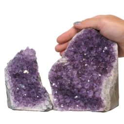 2.10kg Amethyst Crystal Geode Specimen Set 2 Pieces N146 6 Amethyst Crystal Geode Specimen Set N146 | Himalayan Salt Factory