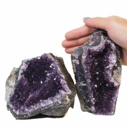 Amethyst Crystal Geode Specimen Set N148 | Himalayan Salt Factory