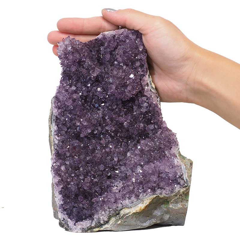 2.65kg Amethyst Crystal Geode Specimen N154 4 Amethyst Crystal Geode Specimen Set N154 | Himalayan Salt Factory