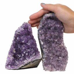 1.70kg Amethyst Crystal Geode Specimen Set 2 Pieces N159 6 Amethyst Crystal Geode Specimen Set N159 | Himalayan Salt Factory