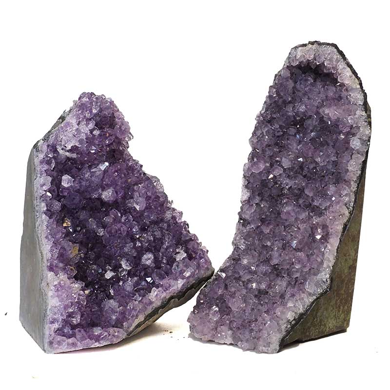 1.70kg Amethyst Crystal Geode Specimen Set 2 Pieces N159 5 Amethyst Crystal Geode Specimen Set N159 | Himalayan Salt Factory