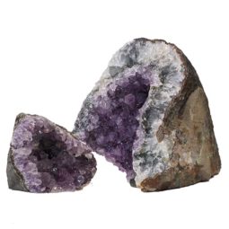3.10kg Amethyst Crystal Geode Specimen Set 2 Pieces N160 7 Amethyst Crystal Geode Specimen Set N160 | Himalayan Salt Factory