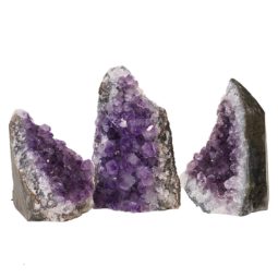 1.50kg Amethyst Crystal Geode Specimen Set 3 Pieces N164 7 Amethyst Crystal Geode Specimen Set N164 | Himalayan Salt Factory