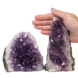 1.50kg Amethyst Crystal Geode Specimen Set 2 Pieces N165 6 Amethyst Crystal Geode Specimen Set N165 | Himalayan Salt Factory