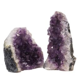 1.50kg Amethyst Crystal Geode Specimen Set 2 Pieces N165 7 Amethyst Crystal Geode Specimen Set N165 | Himalayan Salt Factory