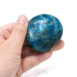 Apatite Polished Palm Stone - Medium | Himalayan Salt Factory