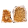 1.16kg Citrine Crystal Geode Specimen Set 2 Pieces S917 1 Citrine Crystal Geode Specimen Set 2 Pieces S917 | Himalayan Salt Factory