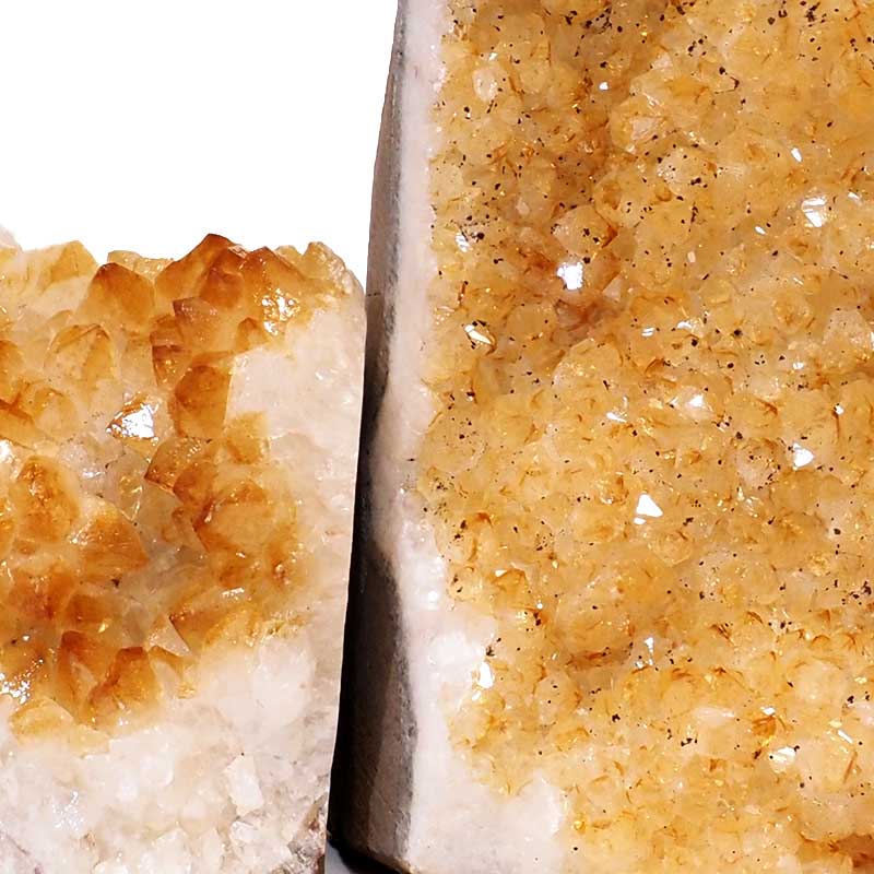 2.32kg Citrine Crystal Geode Specimen Set 2 Pieces S922 5 Citrine Crystal Geode Specimen Set 3 Pieces S922 | Himalayan Salt Factory