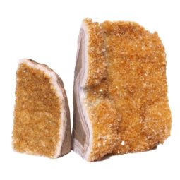 Citrine Crystal Geode Specimen Set 3 Pieces S928 | Himalayan Salt Factory