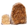 2.77kg Citrine Crystal Geode Specimen Set 2 Pieces S935 1 Citrine Crystal Geode Specimen Set 3 Pieces S935 | Himalayan Salt Factory