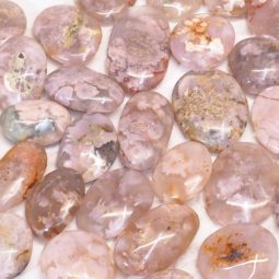 Flower Agate Palm Stone - Small | Himalayan Salt Factory