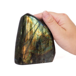 Natural Labradorite Polished Self Stand DS721 | Himalayan Salt Factory