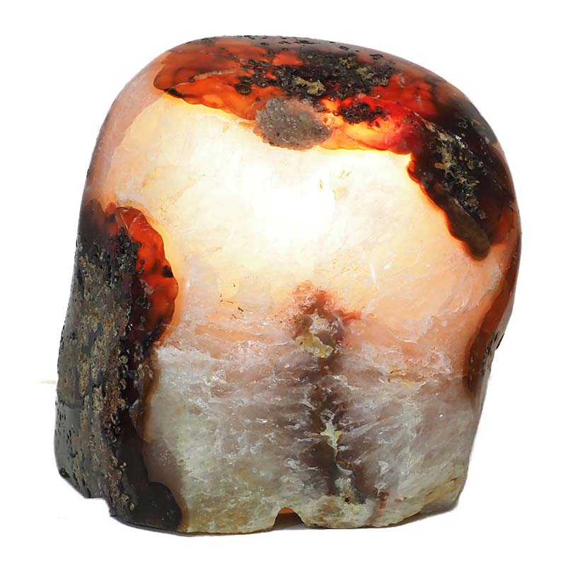 Natural River Agate Crystal Lamp S899 5 Natural River Agate Crystal Lamp S899 | Himalayan Salt Factory