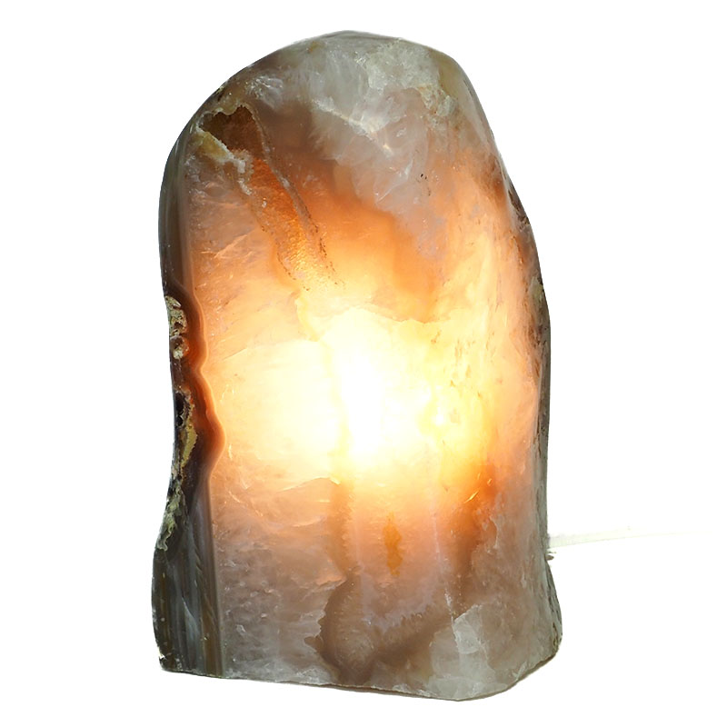 Natural River Agate Crystal Lamp S901 4 Natural River Agate Crystal Lamp S901 | Himalayan Salt Factory