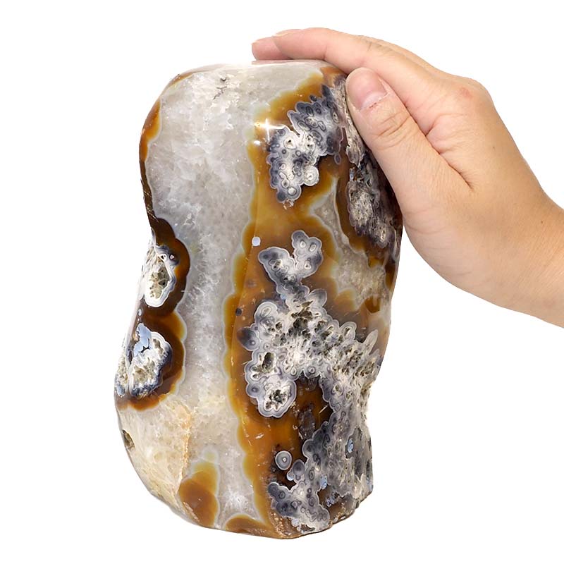 Natural River Agate Crystal Lamp S904 5 Natural River Agate Crystal Lamp S904 | Himalayan Salt Factory